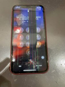 iPhoneXR画面交換前