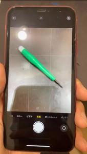 iPhoneXRバックカメラ交換前