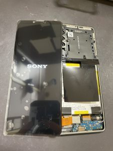 Xperia画面交換仮付け