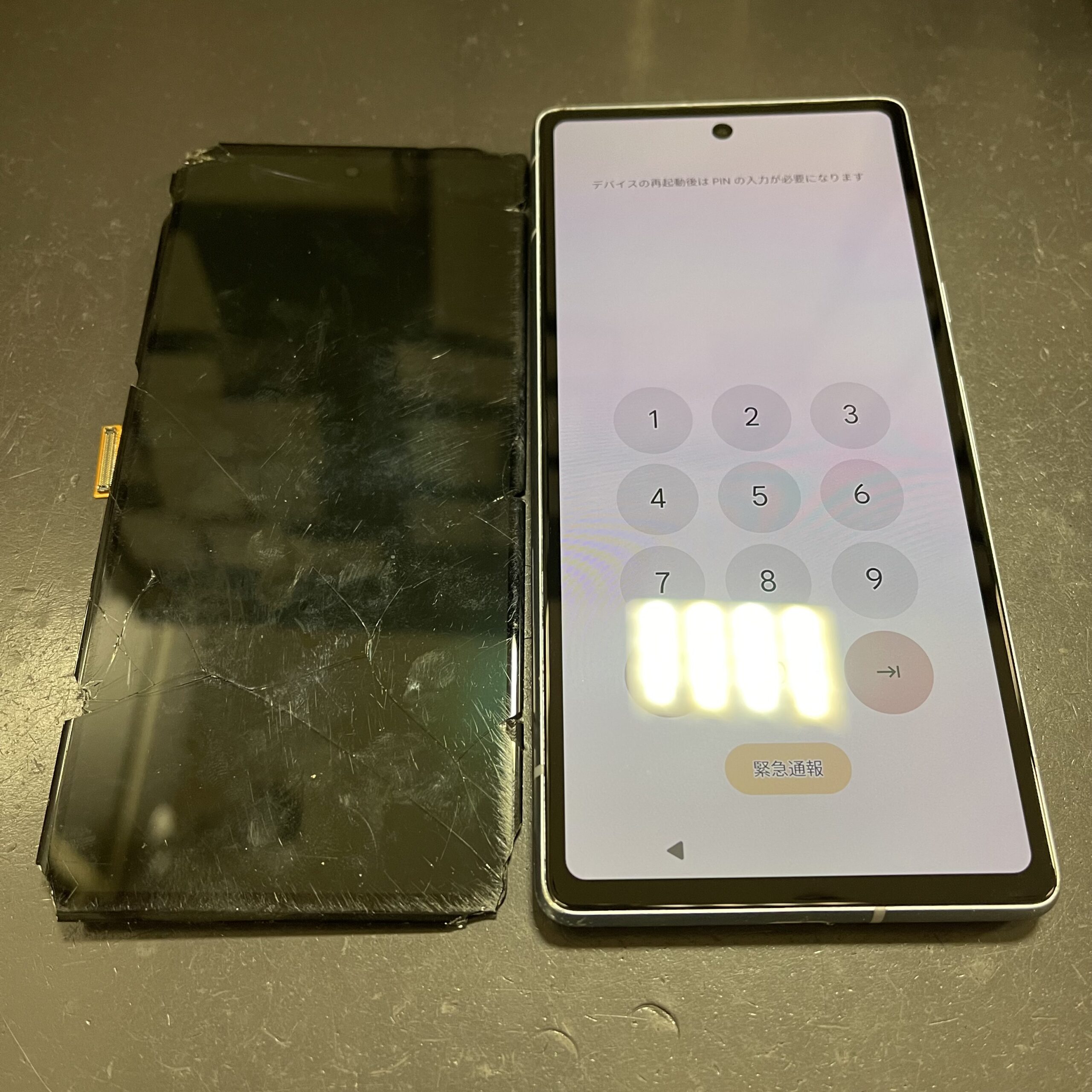 Google pixel7Aフロントパネル修理/枚方市池之宮 | スマホスピタル
