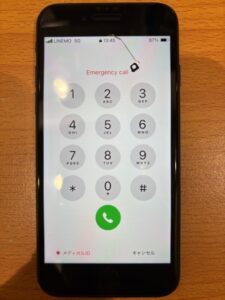 iPhoneSE3、NFC修理後の状態