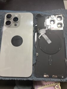 iPhone15ProMaxの修理後