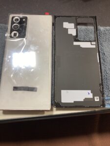 Galaxy Note20ultraの修理後