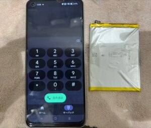修理後のOPPO Reno9Aの状態