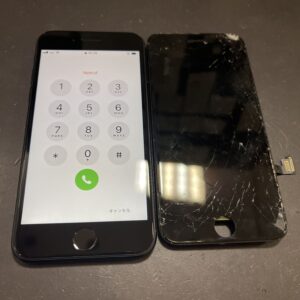 iPhone　画面割れ