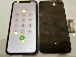 iPhone XR 画面修理　枚方市