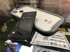 枚方、iPhone、バッテリー