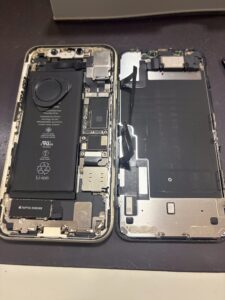 iPhone11の修理中
