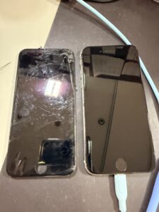 iPhoneSE3　画面交換修理