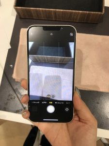 iPhone13カメラレンズ修理前