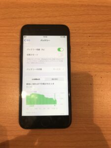 修理前のiPhone7の状態