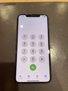 買取したiPhoneXS MAX画面