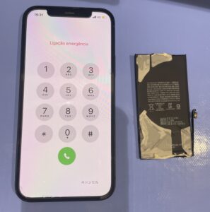 iPhone12バッテリー交換完了