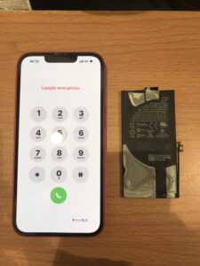 バッテリー交換後のiPhone13