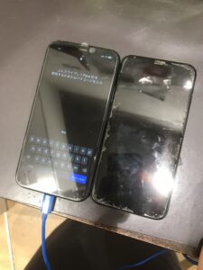 iPhone11画面交換後