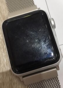 AppleWatch修理前の状態