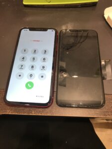 iPhoneXR修理後