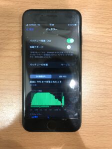 iPhone7のバッテリー状態