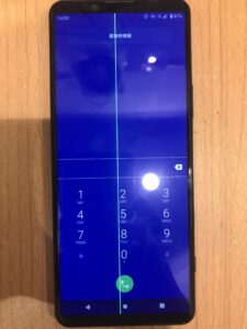 修理前のXperia5Ⅱの状態