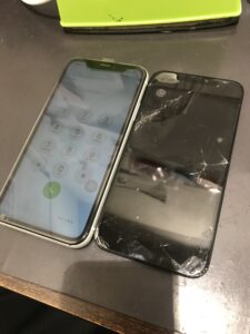 iPhoneXR修理後