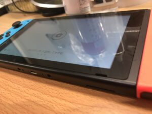 液晶交換後のニンテンドーswitchの状態