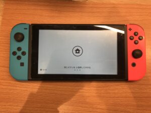 液晶交換後のニンテンドーswitchの状態