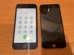 画面交換修理後のiPhoneSE第2世代