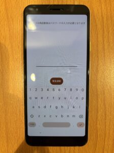 修理後のPixel 3aの状態