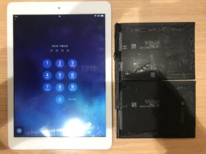 修理後のiPad Air1の状態