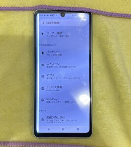 Android修理】AQUOS Sense8画面交換修理にてご来店！ | スマ