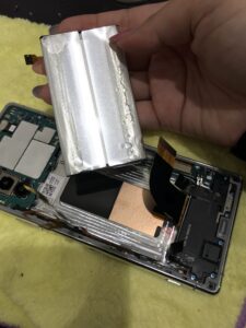 Xperia5Ⅲの修理中