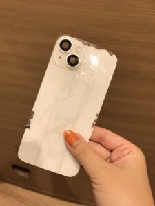 背面修理