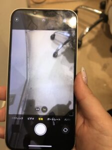 iPhoneカメラ修理前