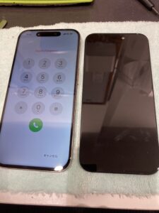 iPhone15Proの修理後