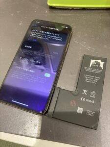 iPhoneXsの修理後