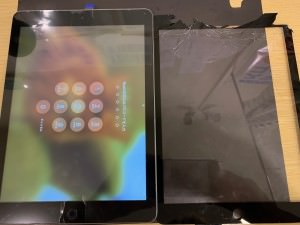 ipad5ガラス交換