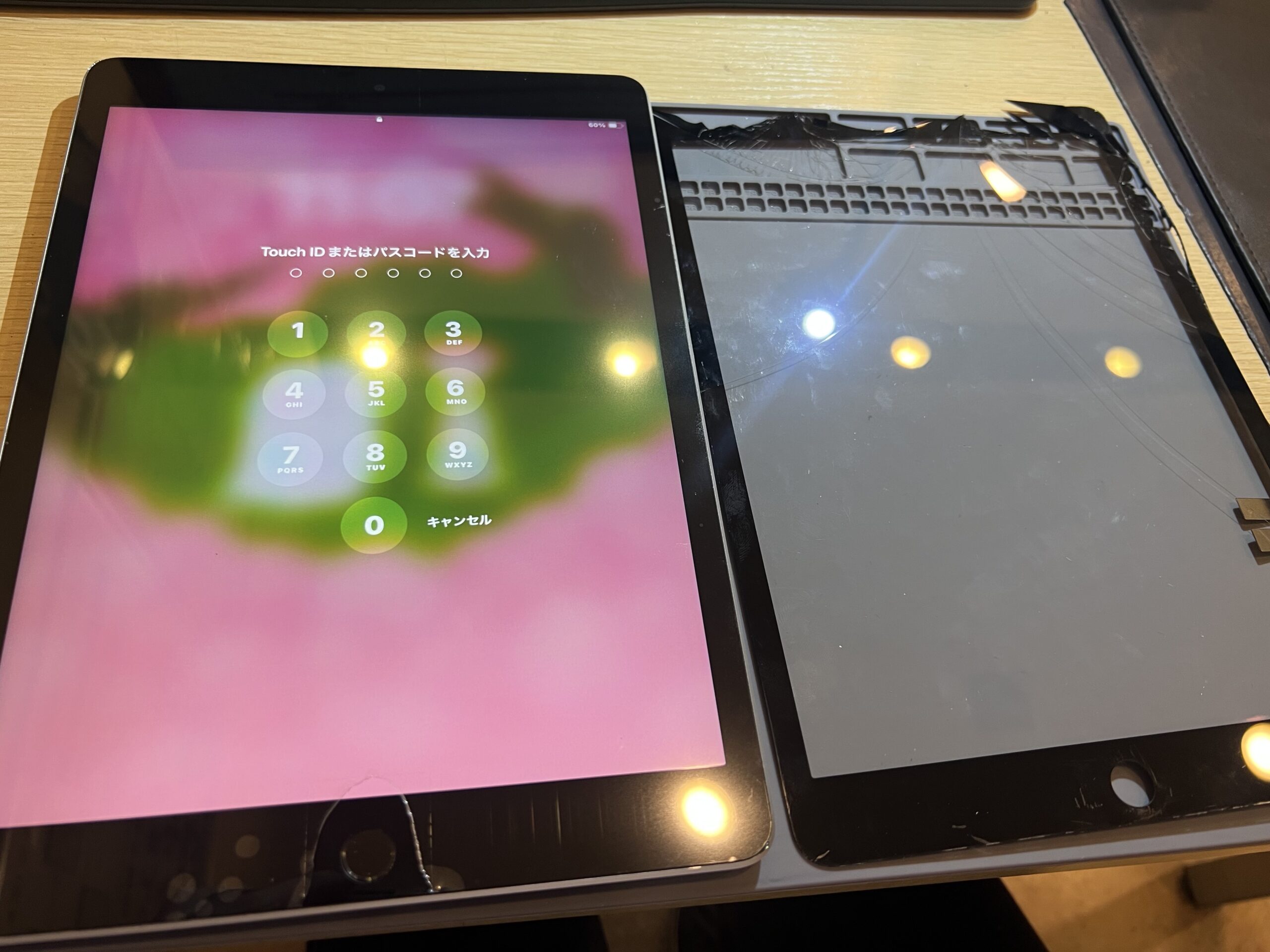 画面割れ修理はお早めに！iPadも当日修理可能