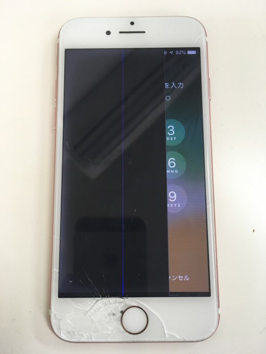 iPhone6s大阪難波画面交換修理真っ暗でたっちできない01