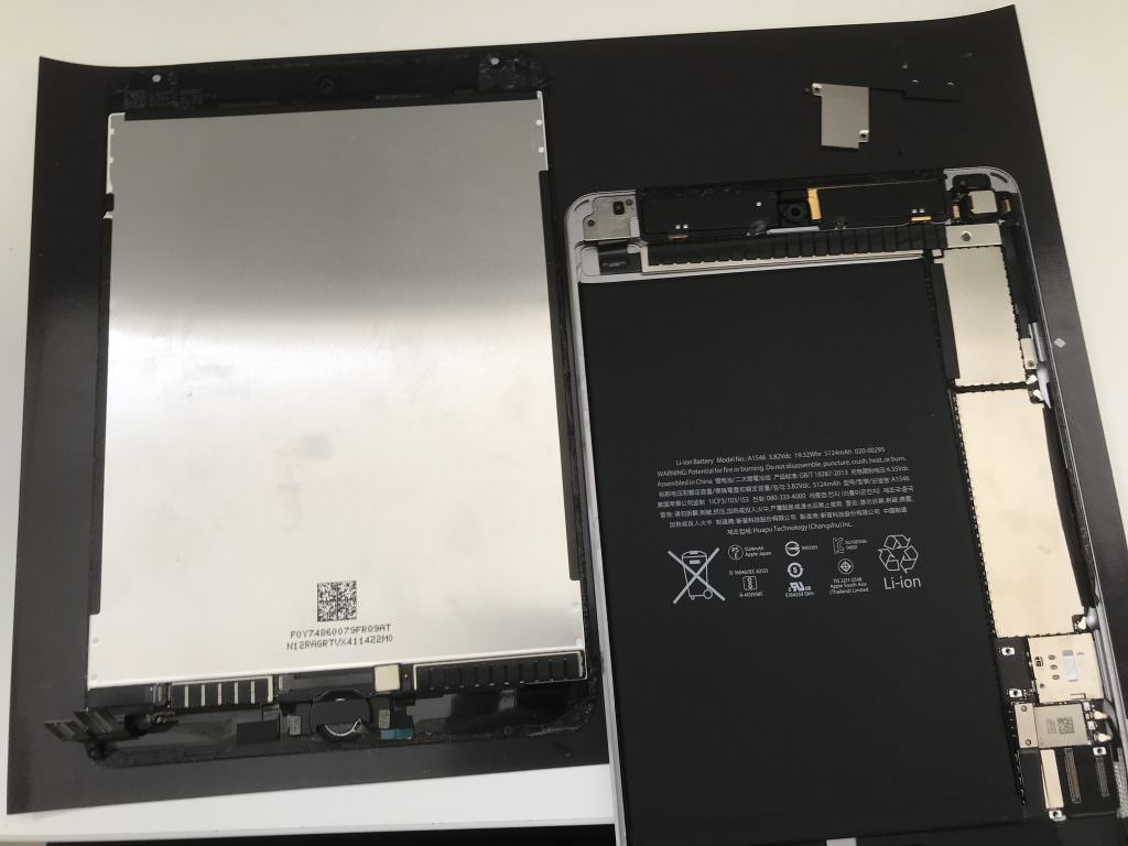 iPad mini 4 画面分解