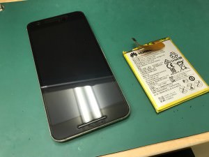 nexus6P　バッテリー交換