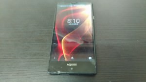 ディスプレイ破損で操作不可のAQUOS SERIE mini (SHV33)も修理OK