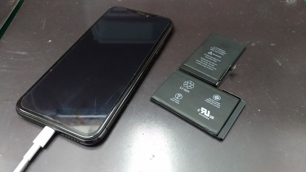 iPhone X バッテリー交換