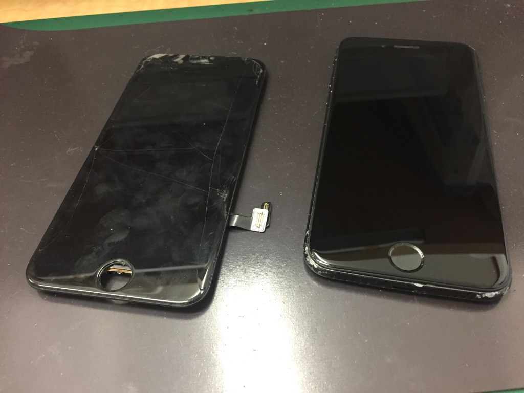 iphone 7 画面ガラス割れ