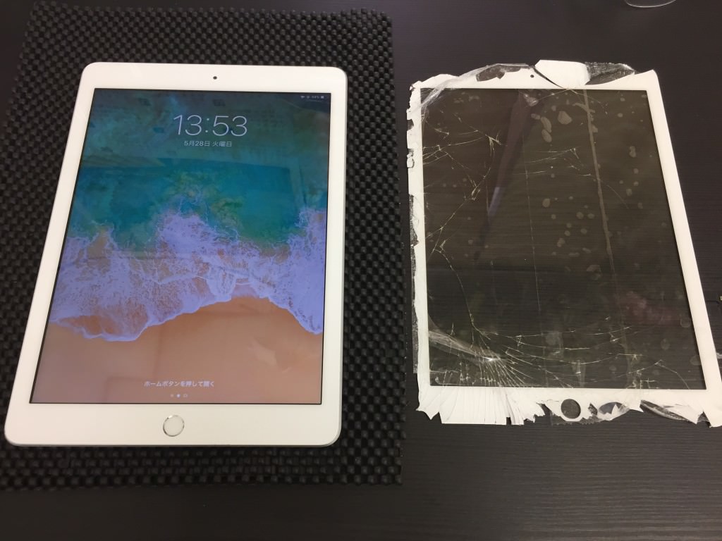 iPad　画面修理