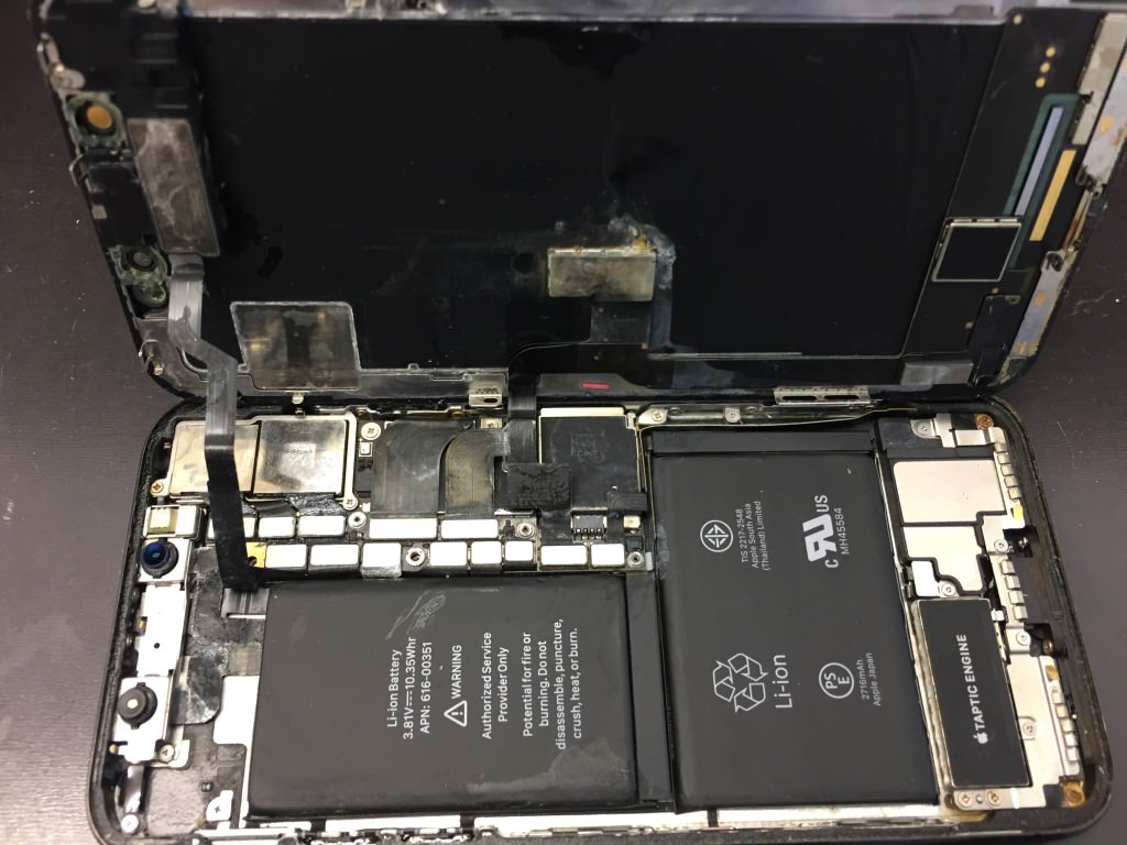 iPhone X 水没復旧修理