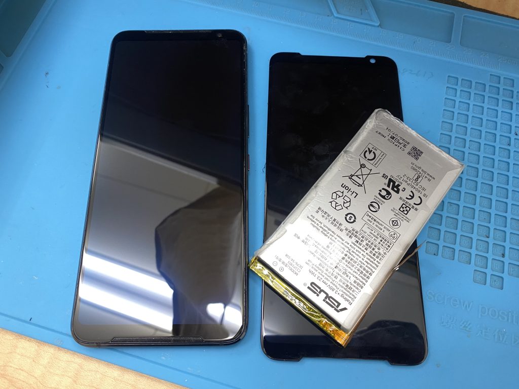 ROG Phone 3 画面とバッテリー交換