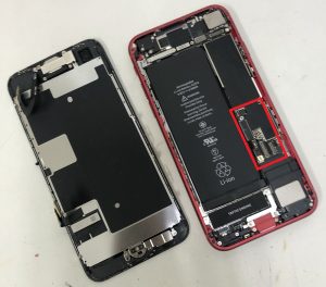 iPhoneSE2 画面割れ 画面交換修理 スマホスピタル博多駅前店