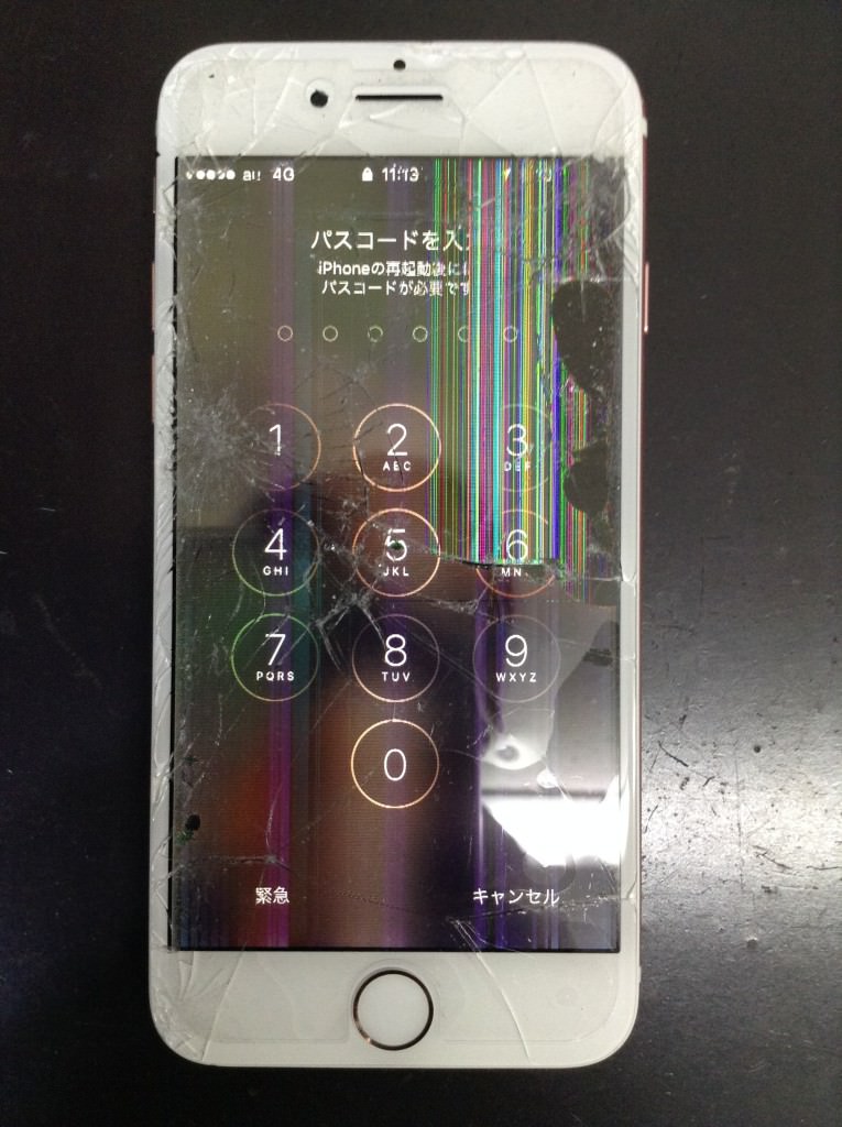 iphone7 画面交換修理 スマホスピタル熊本