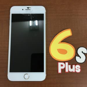 iPhone6s Plus（A1634、A1687、A1699）　画面割れ　電源入らない　iPhone・スマホ修理のスマホスピタル熊本下通店