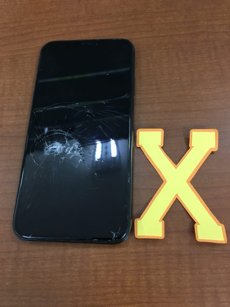 iPhoneX スマホスピタル熊本店 before